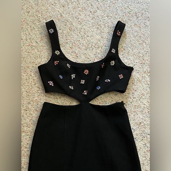 CINQ À SEPT Embellished Cutout Dress size 0 - Picture 6 of 14